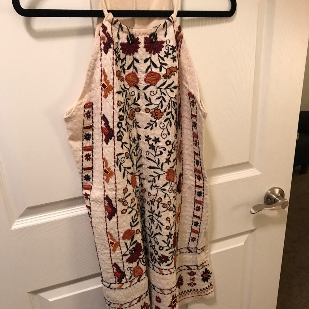 Zara embroidered dress